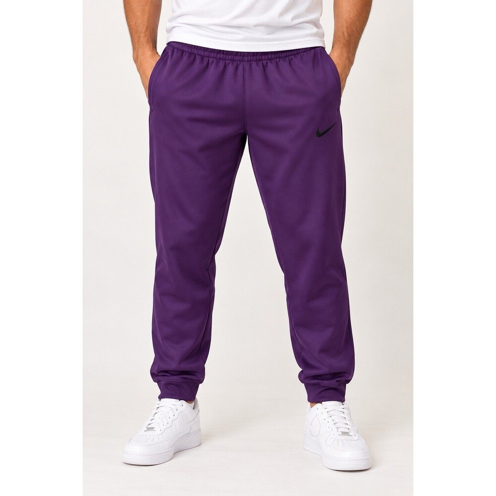 Nike Spotlight Men’s S Purple Dri-FIT Basketball Tapered Jogger Pants AT3233-525